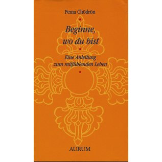 Aurum Verlag Beginne, wo du bist, von Pema Chöfrön