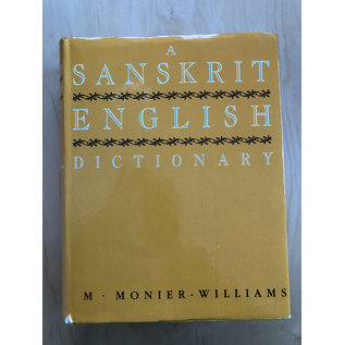 Motilal Banarsidas Publishers A Sanskrit English Dictionary, by M Monier Williams