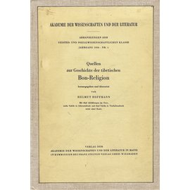 Akademie der Wissenschaften und der Literatur in Mainz Quellen zur Geschichte der tibetischen Bon-Religion, von Helmut Hoffmann