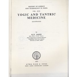 Atma Ram & Sons, Delhi Yogic and Tantric Medicine, by O.P. Jaggi