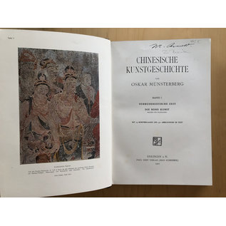 Paul Neff Verlag, Esslingen Chinesische Kunstgeschichte, von Otto Münsterberg