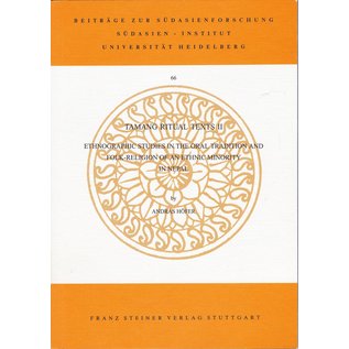 Franz Steiner Verlag Tamang Ritual Texts II, by Andras Höfer