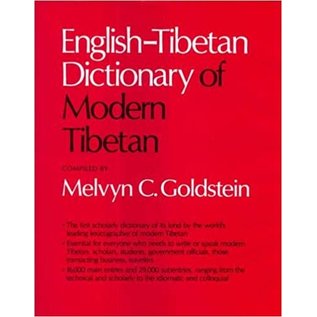 English-Tibetan Dictionary of Modern Tibetan, by Melvin C. Goldstein