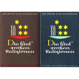 Eugen Diederichs Verlag Die fünf grossen Weltreligionen (2 Bände) von Helmuth von Glasenapp