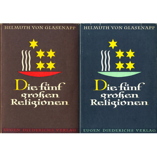 Eugen Diederichs Verlag Die fünf grossen Weltreligionen (2 Bände) von Helmuth von Glasenapp