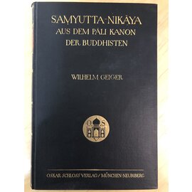 Oskar Schloss Verlag München Samyutta-Nikaya, (Vol 2) von Wilhelm Geiger