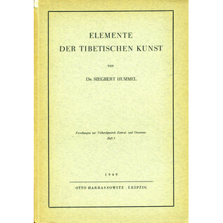 Otto Harrassowitz Leipzig Elemente der tibetischen Kunst, von Siegbert Hummel