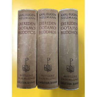 Piper München Die Reden Gotamo Buddhos, Mittlere Sammlung, von K. E. Neumann (Piper)