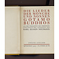 R. Piper & Co. München Die Lieder der Mönche und Nonnen,aus dem Theragatha und Therigatha