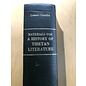 Rinsen Book Co. Materials for a history of tibetan literature, by Lokesh Chandra