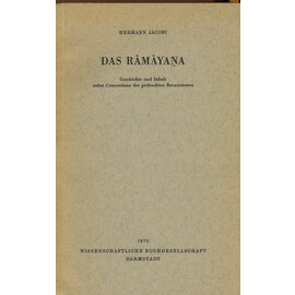 Wissenschaftliche Buchgesellschaft, Darmstadt Das Ramayana, von Hermann Jacobi