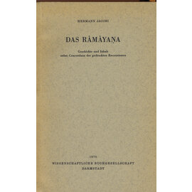 Wissenschaftliche Buchgesellschaft, Darmstadt Ras Ramayana, von Hermann Jacobi