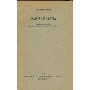 Wissenschaftliche Buchgesellschaft, Darmstadt Das Ramayana, von Hermann Jacobi