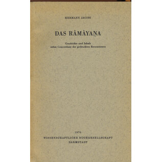 Wissenschaftliche Buchgesellschaft, Darmstadt Ras Ramayana, von Hermann Jacobi
