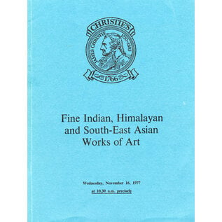 Christie's Christie's: Fine Indian, Himalayan and Sout-East Asian Works of Art. Catalogue Nov 16, 1977