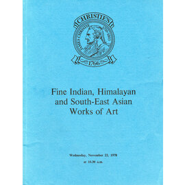 Christie's Christie's: Fine Indian, Himalayan and Sout-East Asian Works of Art. Catalogue Nov 22, 1978