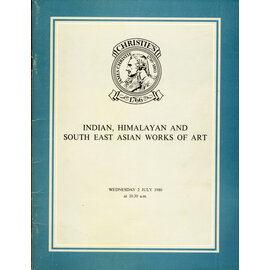 Christie's Christie's: Fine Indian, Himalayan and South-East Asian Works of Art. July 2, 1980