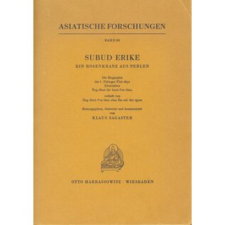 Harrassowitz Subud Erike: Ein Rosenkranz aus Perlen, von Klaus Sagaster