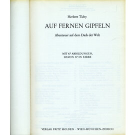 Verlag Fritz Molden, Wien Auf fernen Gipfeln, von Herbert Tichy
