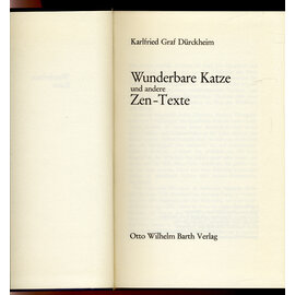 Otto Wilhelm Barth Verlag Wunderbare Katze und andere Zen-Texte, von Karlfried Graf Dürckheim