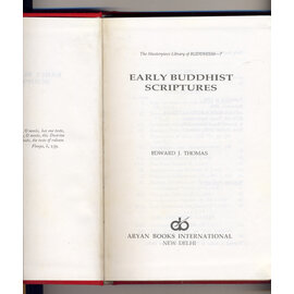 Aryan Books International Early Buddhist Scriptures, by Edward J. Thomas