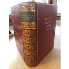 Verlag Karl W. Hirsemann Leipzig Epochen der indischen Kultur, von Hermann Goetz