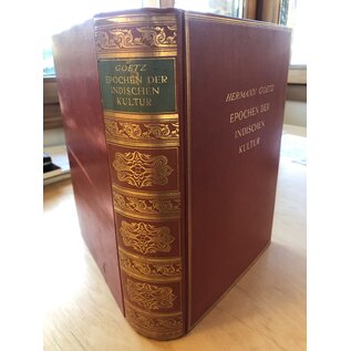 Verlag Karl W. Hirsemann Leipzig Epochen der indischen Kultur, von Hermann Goetz