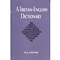 Munshiram Manoharlal Publishers A Tibetan English Dictionary, by H. Jäschke