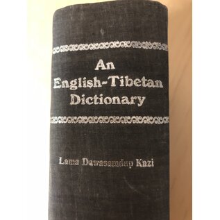 Munshiram Manoharlal Publishers An English-Tibetan Dictionary, by Lama Dawasamdup Kazi