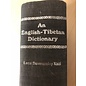 Munshiram Manoharlal Publishers An English-Tibetan Dictionary, by Lama Dawasamdup Kazi