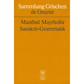Walter de Gruiter & Co. Berlin Sanskrit Grammatik, von Manfred Mayrhofer