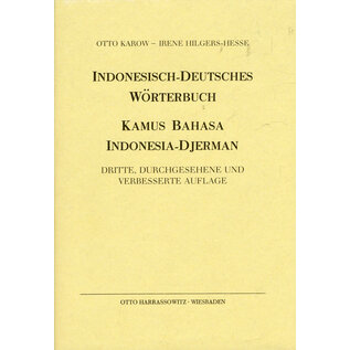 Otto Harrassowitz Wiesbaden Indonesisch-Deutsches Wörterbuch, von Otto Karow, Irene Hilgers-Hesse