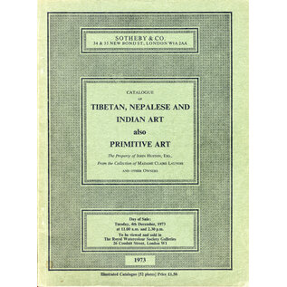 Sotheby's Tibetan, Nepalese and Indian Art, also Primitive Art, by Sotheby's (1973!)