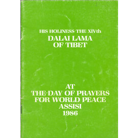 H.H. the Dalai Lama of Tibet at the Day of Prayers for World Peace Assisi 1986