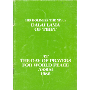 H.H. the Dalai Lama of Tibet at the Day of Prayers for World Peace Assisi 1986
