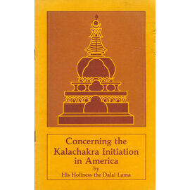 Deer Park Concerning the Kalachakra Initiation in America, by HH the Dalai Lama