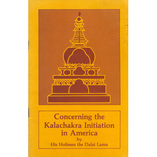 Deer Park Concerning the Kalachakra Initiation in America, by HH the Dalai Lama