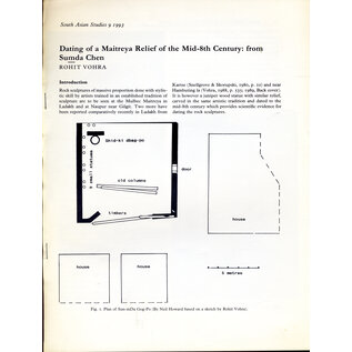 South Asian Studies Dating of a Maitreya Relief of the mid-8th century from Sumda Chen, by Rohit Vohra