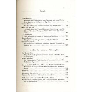 Verlag der Österreichischen Akademie der Wissenschaften Wiener Zeitschrift für die Kunde Südasiens Band XLV (2001), von Gerhard Oberhammer et al