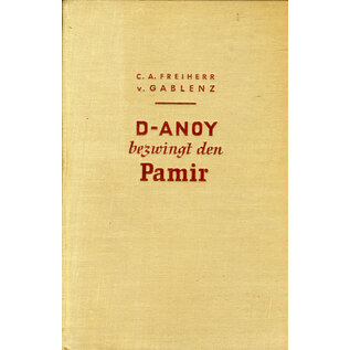 Gerhard Stalling Berlin D-Anoy bezwingt den Pamir, von C.A. v. Gablenz