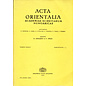 Acta Orientalia Acta Orientalia XXXIV (1980) ed. K. Czegledy, F Tökei