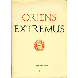 Oriens Extremus Oriens Extremus, 1. Jahrgang1954  (1), ed. Oscar Benl, Wolfgang Franke, Walter Fuchs