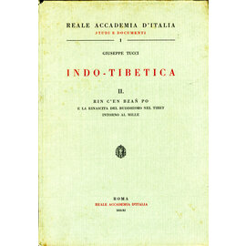 Reale Academia d'Italia, Roma Indo-Tibetica II: rin c'en bzan po, di Giuseppe Tucci