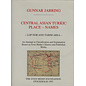 The Sven Hedin Foundation Central Asian Turkic Place-Names: Lop Nor and Tarim Basin, by Gunnar Jarring