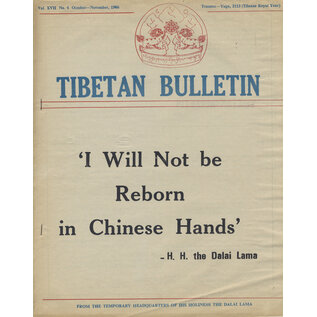 Tibetan Bulletin Tibetan Bulletin 1986/1987, 4 issues