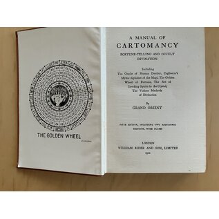 William Rider and Son, London A Manual of Cartomancy and Occult Divination, by Grand Orient