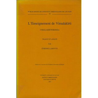 Université de Louvain L' Enseignement de Vimalakirti, trad. par Étienne Lamotte