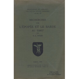 Presses Universitaires de France Recherches sur l'Épopée et le Barde au Tibet, par R.A. Stein