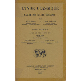 Librairie D'Amerique et D'Orient Maisonneuve L' Inde Classique: Manuel des Études Indiennes (1), par Louis Renou, Jean Filliozat