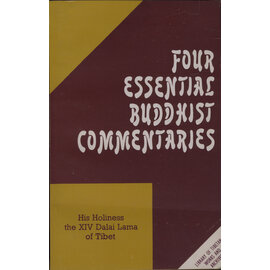 LTWA Four Essential Buddhist Texts, by HH the 14th Dalai Lama, the First Panchen Lama, Jamyang Khyentse Rinpoche, Kalu Rinpoche - Copy